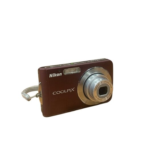 Nikon Coolpix S210 8.0MP Digital Camera Plum w/Charger & Box Tested & Working - Picture 3 of 10